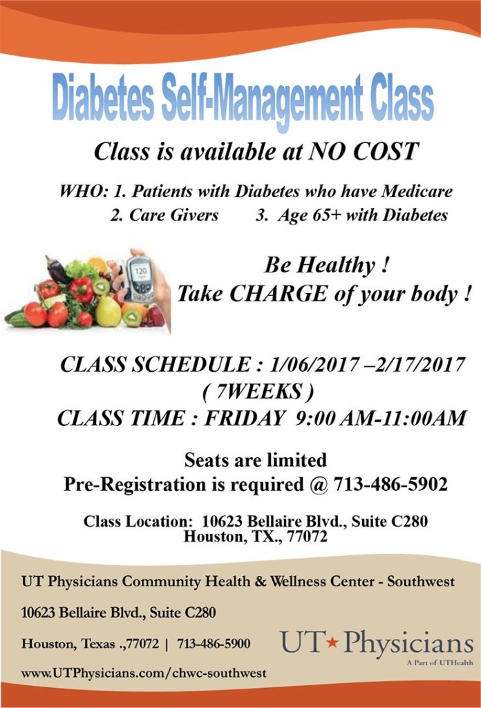 Free: Diabetes Self-management Class - International Management District