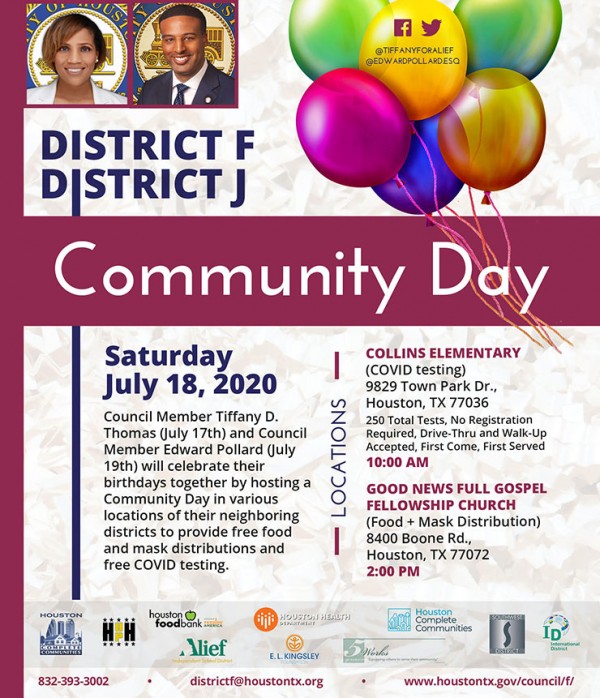 Celebrate Community Day, July 18 International Management District