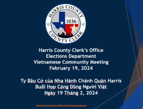 Vietnamese Community Meeting Feb 2024 – Presentation