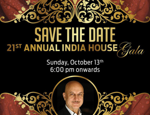 SAVE THE DATE: India House Gala on Sunday, October 13th