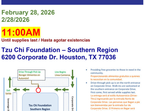 Tzu Chi USA Drive-Thru Food Distribution, Feb. 28