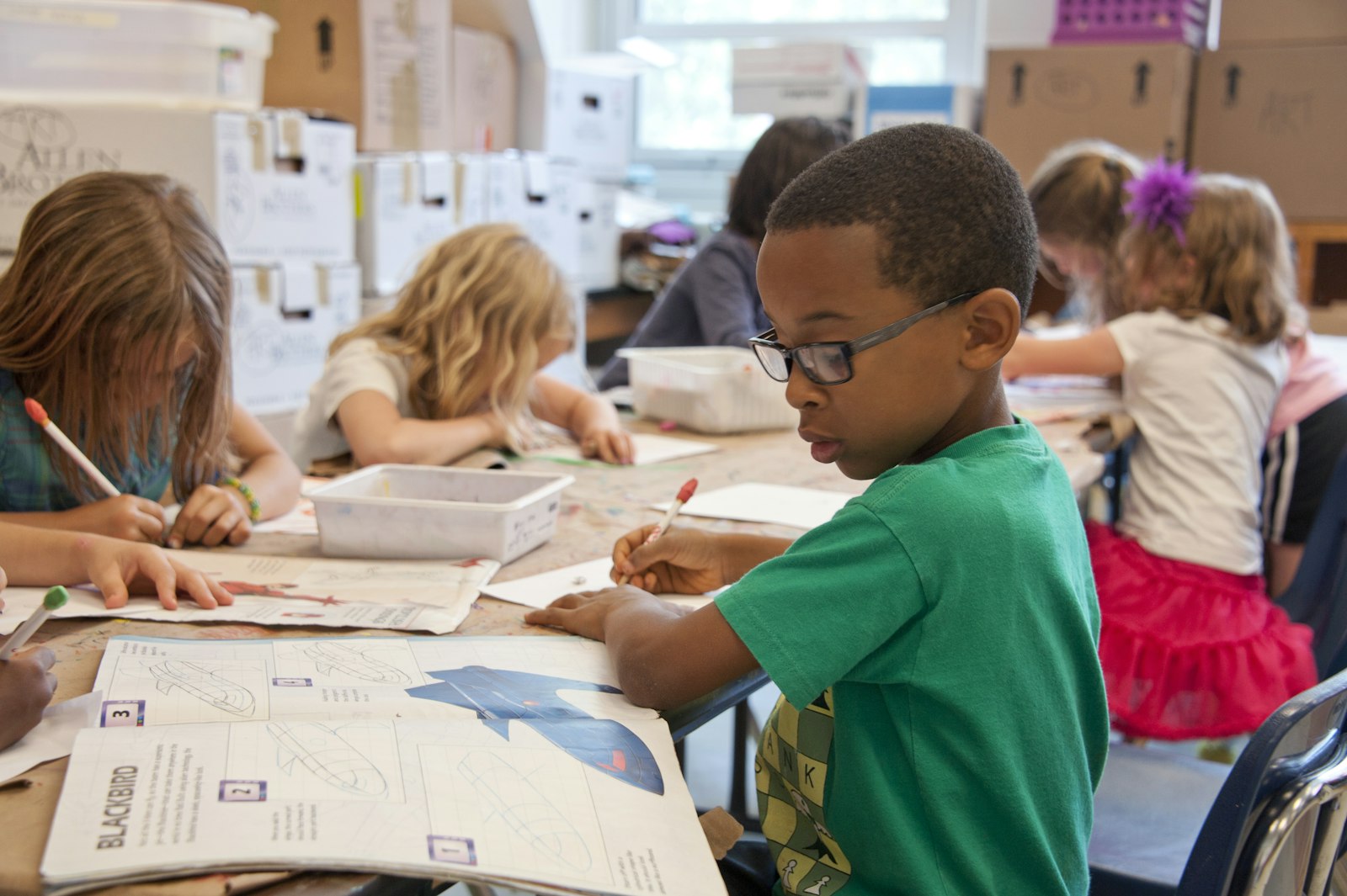 Students from CIS Boone Elementary
