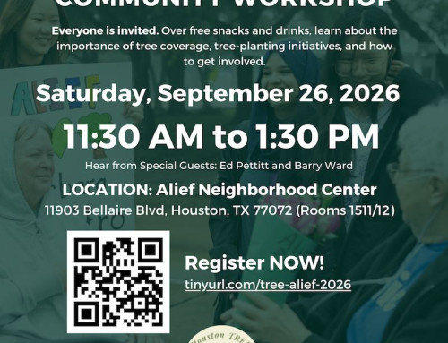 Tree Planting Community Workshop, Sept. 26