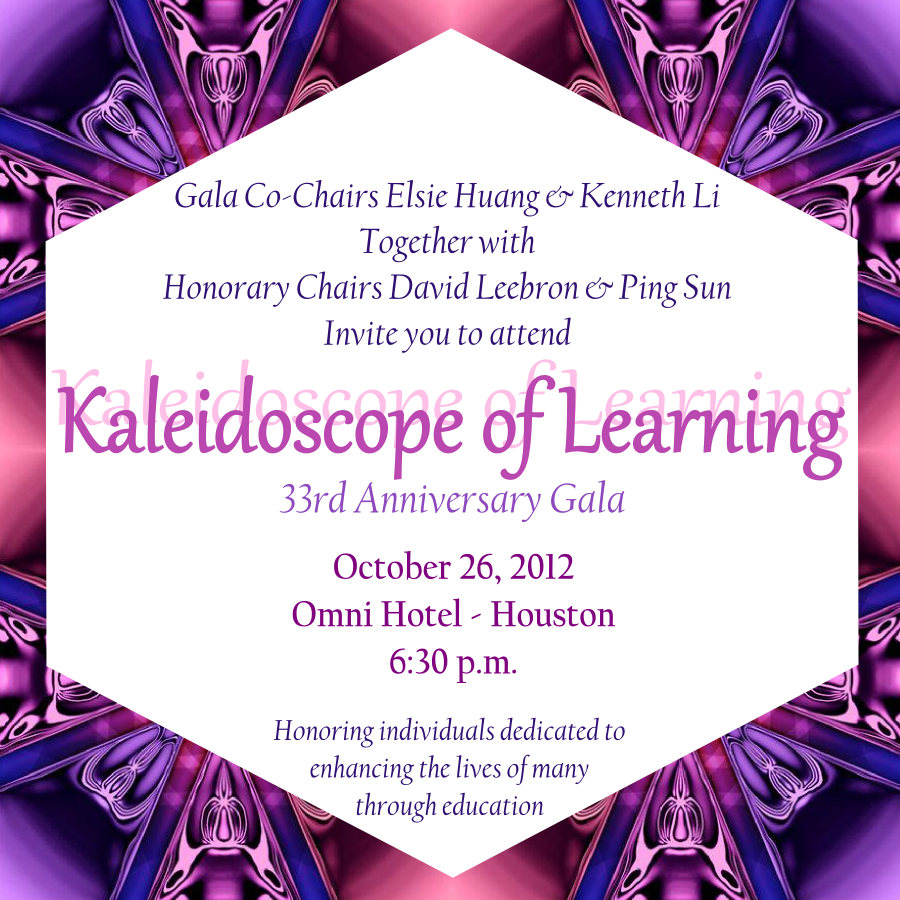 Kaleidoscope of Learning – 2012 Gala